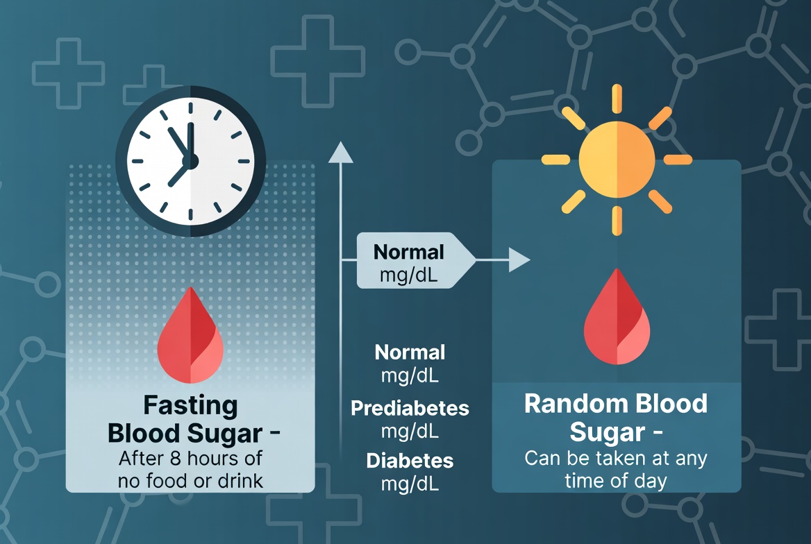 Fasting Blood Sugar vs Random Blood Sugar: What’s Normal and When to Worry